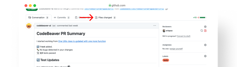 CodeBeaver Tests